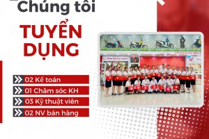 THỐNG BÁO TUYỂN DỤNG NHÂN SỰ