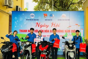 NGÀY HỘI THANH NIÊN VỚI VĂN HÓA GIAO THÔNG  CHO CÁN BỘ, ĐOÀN VIÊN, THANH NIÊN HUYỆN THẠCH THẤT - TP HÀ NỘI NĂM 2024