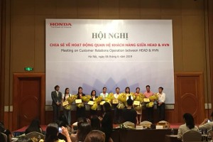 HỆ THỐNG HONDA DUNG VƯỢNG TIẾP TỤC VINH DỰ LỌT TOP CÔNG TY CÓ HOẠT ĐỘNG CHĂM SÓC KHÁCH HÀNG TỐT NHẤT