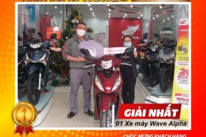 CHÚC MỪNG CÁC KHÁCH HÀNG MAY MẮN TRÚNG THƯỞNG TRONG CHƯƠNG TRÌNH KHUYẾN MÃI " TÀI LỘC TỚI, PHƠI PHỚI TẾT Honda"