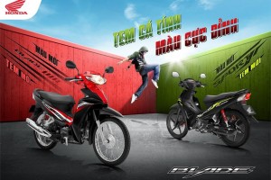 HONDA VIỆT NAM GIỚI THIỆU PHIÊN BẢN MỚI BLADE THIẾT KẾ THỂ THAO GÓC CẠNH VỚI TEM MÀU CÁ TÍNH