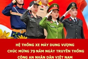 CHÚC MỪNG 79 NĂM NGÀY TRUYỀN THỐNG CÔNG AN NHÂN DÂN VIỆT NAM (19/08/1945 -19/08/2024)