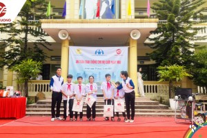 AN TOÀN GIAO THÔNG CHO NỤ CƯỜI NGÀY MAI TẠI TRƯỜNG THCS CẨM YÊN