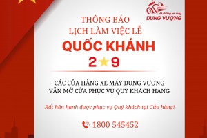 THÔNG BÁO MỞ CỬA HOẠT ĐỘNG BÌNH THƯỜNG DỊP LỄ QUỐC KHÁNH 02/09/2024