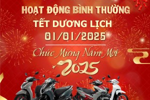  [THÔNG BÁO] LỊCH LÀM VIỆC NGÀY TẾT DƯƠNG LỊCH 01/01/2025