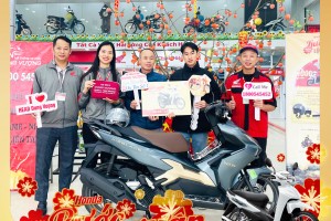 CHÚC MỪNG KHÁCH HÀNG - LÊ VIỆT HOÀNG - ĐÃ MAY MẮN TRÚNG GIẢI NHÌ XE WAVE ALPHA 