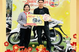 CHÚC MỪNG KHÁCH HÀNG NGUYỄN VĂN TIẾN ĐÃ MAY MẮN TRÚNG XE WAVE ALPHA