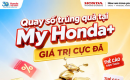 QUAY SỐ TRÚNG QUÀ - GIÁ TRỊ CỰC ĐÃ TRÊN My Honda+