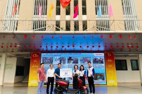 TRAO TẶNG XE ĐIỆN HONDA ICON e VÀ ĐÀO TẠO LÁI XE AN TOÀN TẠI TRƯỜNG THPT QUỐC OAI