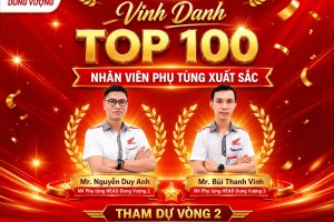 VINH DANH NHÂN VIÊN PHỤ TÙNG XUẤT SẮC – TOP 100 