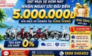ĐẶT MUA XE HONDA HÔM NAY – NHẬN NGAY ƯU ĐÃI ĐẾN 5.000.000Đ TẠI DUNG VƯỢNG