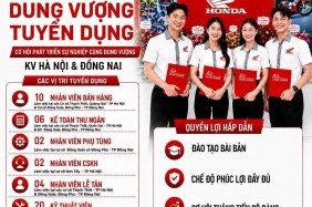DUNG VƯỢNG TUYỂN DỤNG – KHU VỰC  HÀ NỘI VÀ ĐỒNG NAI