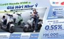 LƯỚT HONDA ICON E: – GIÁ HỜI NHƯ Ý, HONDA VIỆT NAM DÀNH TẶNG KHÁCH HÀNG ƯU ĐÃI 5 TRIỆU ĐỒNG CHO XE GẮN MÁY ĐIỆN HONDA ICON E: VÀ CHƯƠNG TRÌNH TRẢ GÓP LÃI SUẤT HẤP DẪN