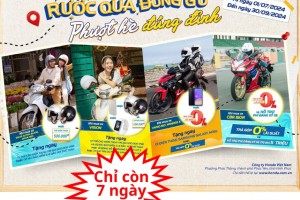 CHỈ CÒN 7 NGÀY NỮA LÀ KẾT THÚC CHƯƠNG TRÌNH "RƯỚC QUÀ ĐÚNG GU - PHƯỢT HÈ ĐÚNG ĐỈNH"