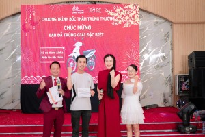 CHÚC MỪNG CHỦ NHÂN GIẢI ĐẶC BIỆT - 01 CHIẾC XE WAVE ALPHA