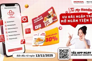 TẢI ỨNG DỤNG MY HONDA  - ƯU ĐÃI NGẬP TRÀN - MỞ NGÀN TIỆN ÍCH 