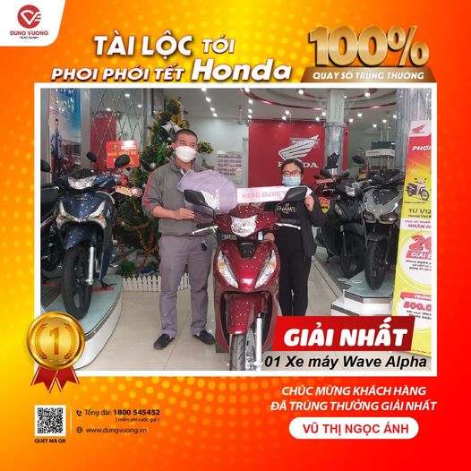 Chúc mừng khách hàng: Vũ Thị Ngọc Ánh