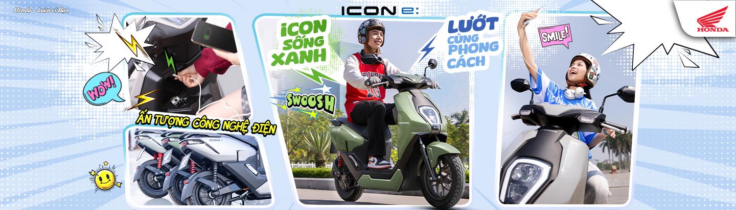  ICON e: - Xe gắn máy điện Honda lần đầu tiên ra mắt tại Việt Nam